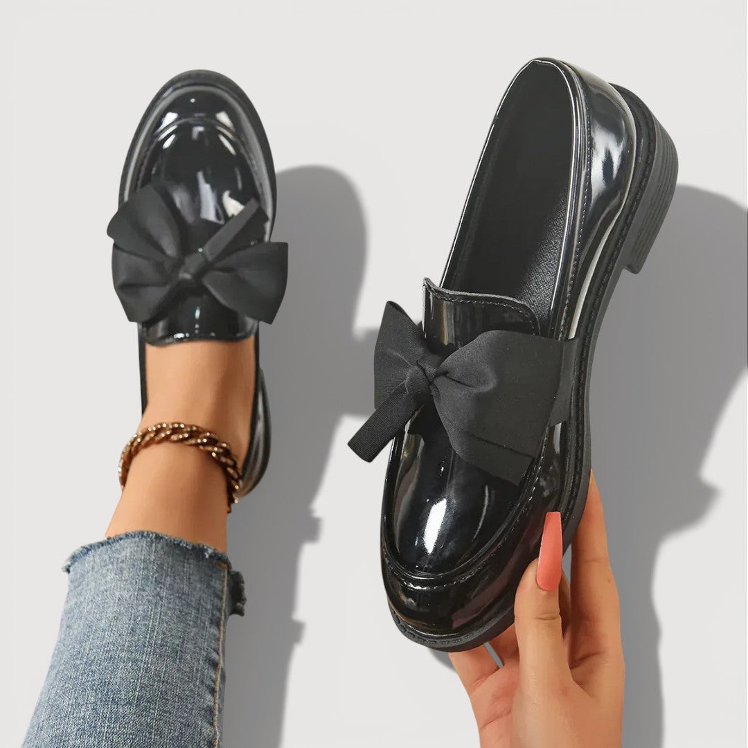 MAERYL | Mocasines con detalle de lazo