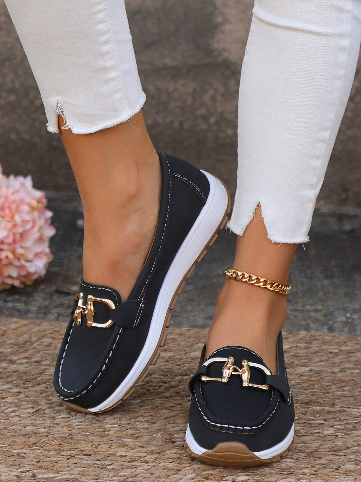 Ellie | Mocasines planos con hebilla
