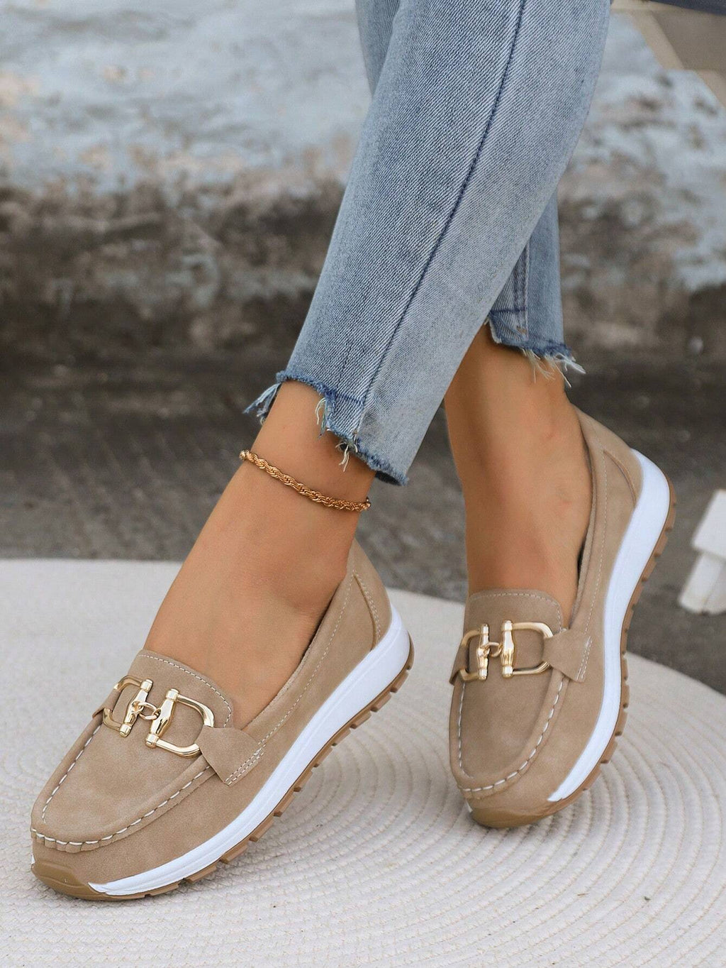 Ellie | Mocasines planos con hebilla