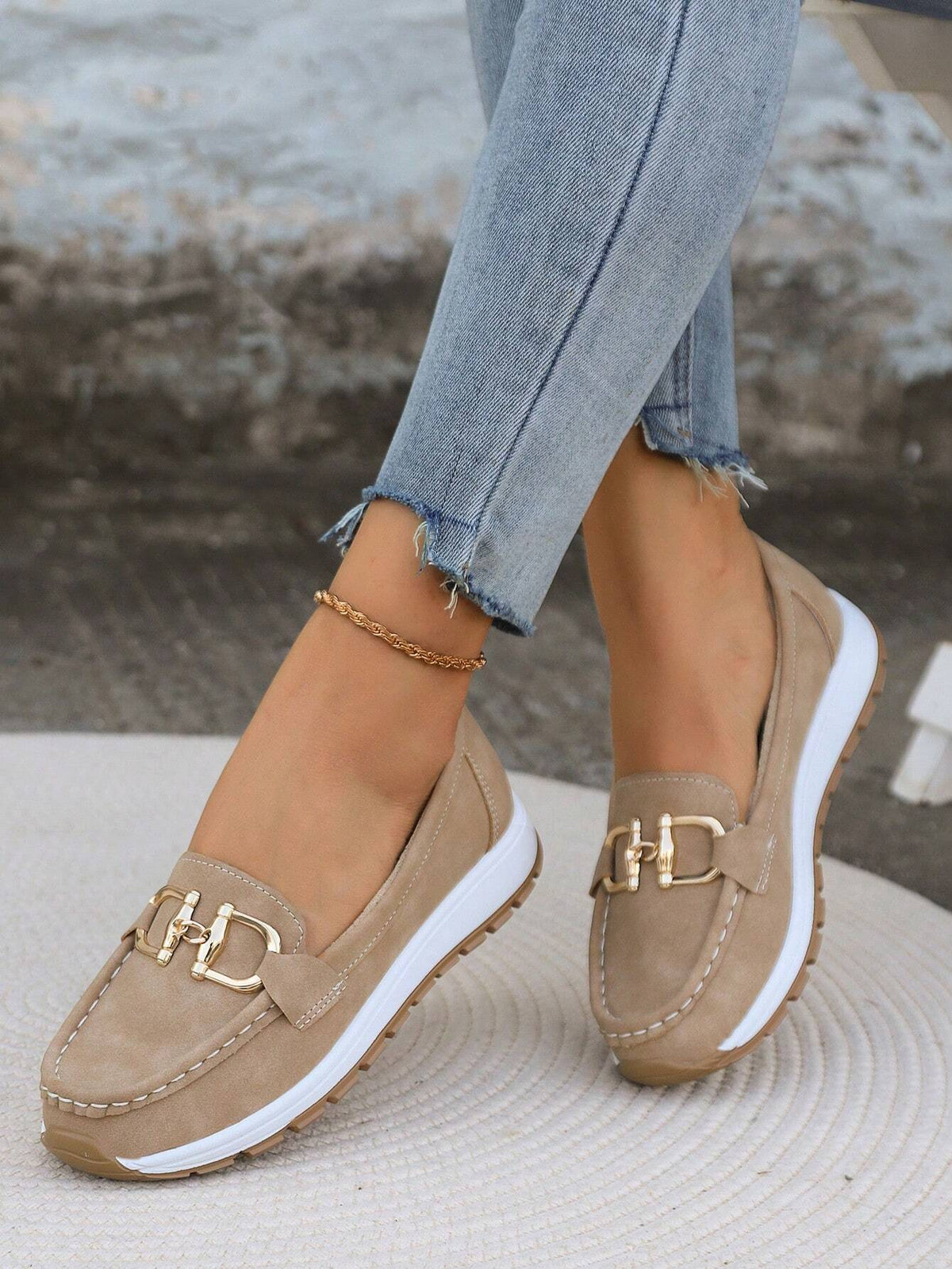 Ellie | Mocasines planos con hebilla