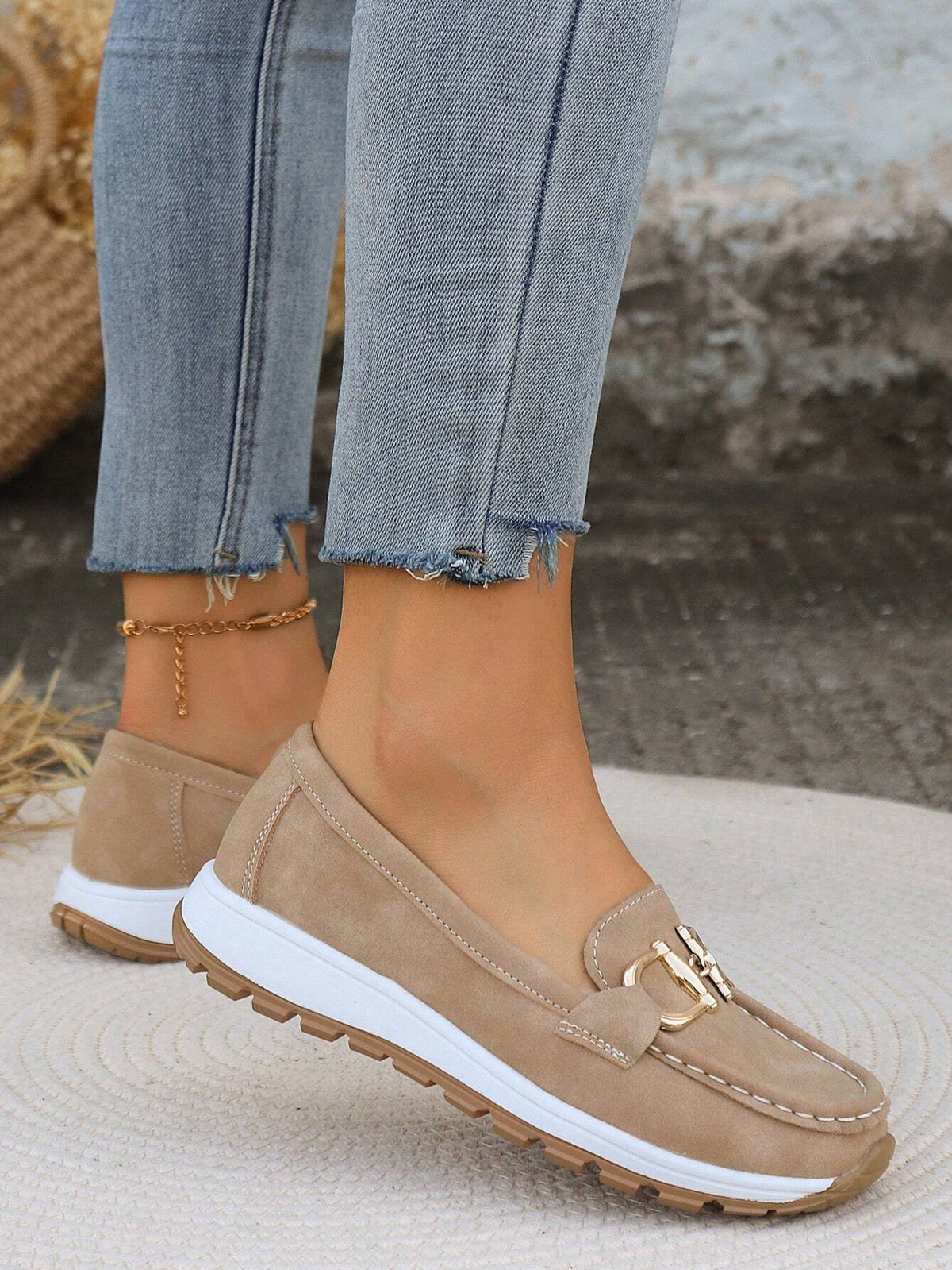 Ellie | Mocasines planos con hebilla