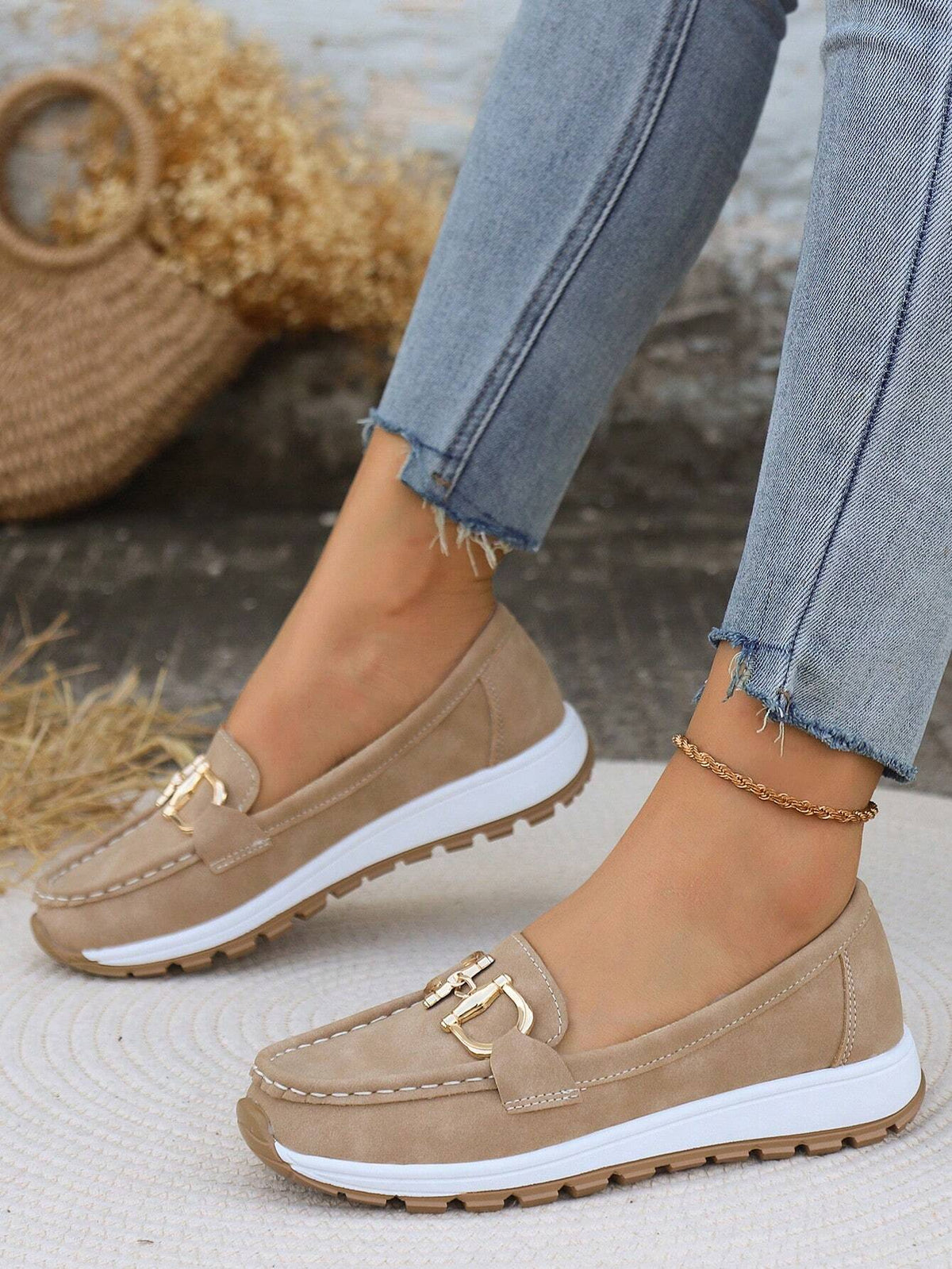 Ellie | Mocasines planos con hebilla