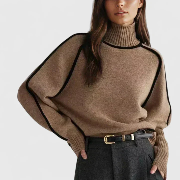 Donna | Suéter elegante de cuello alto