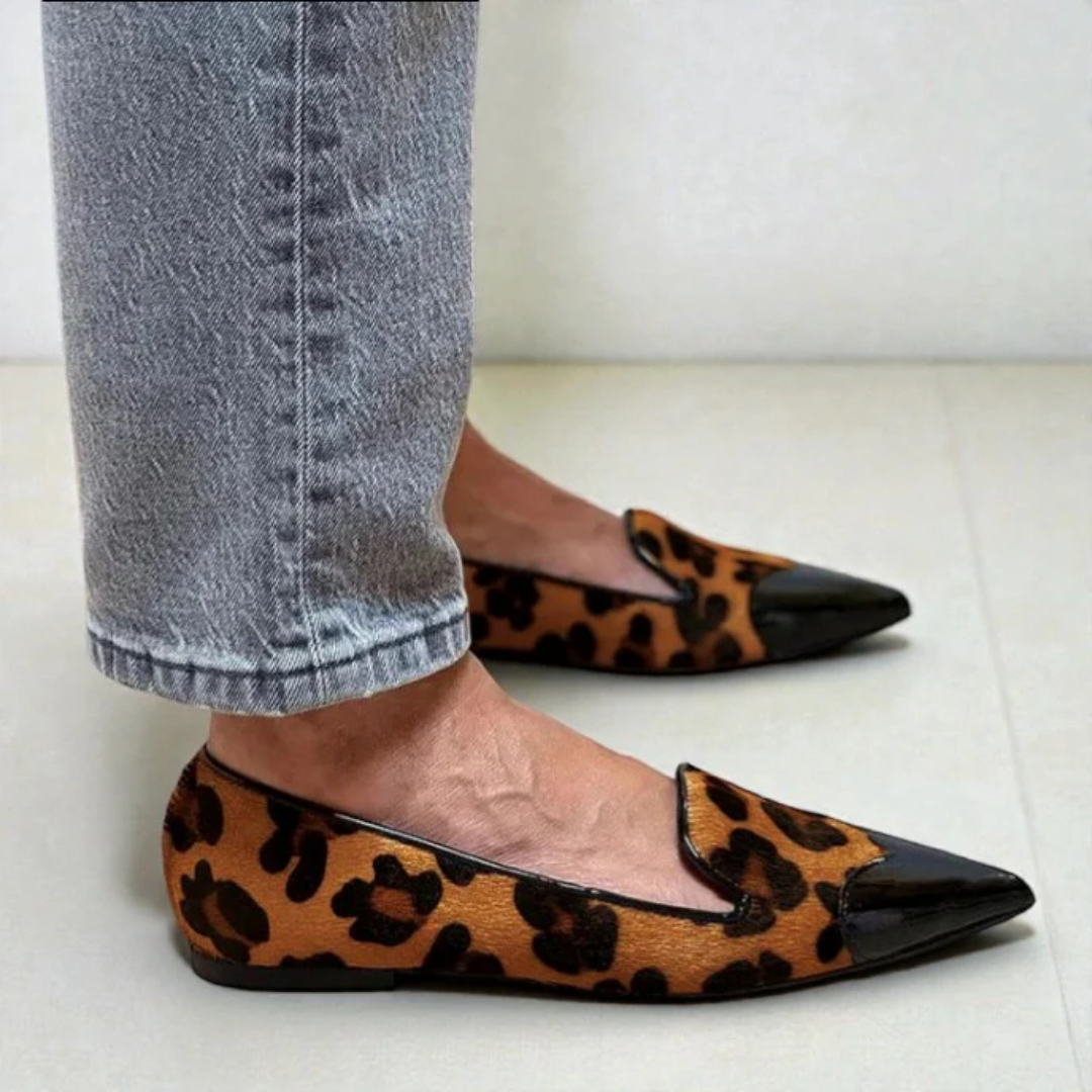Bailarinas refinadas de estampado animal