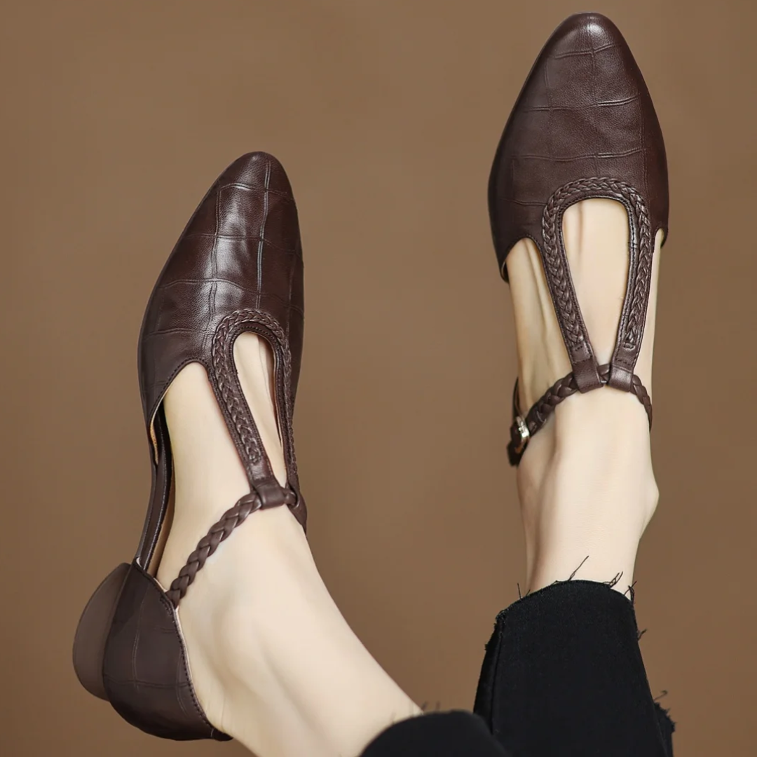 Clara | Zapatos Mary Jane ortopédicos de piel