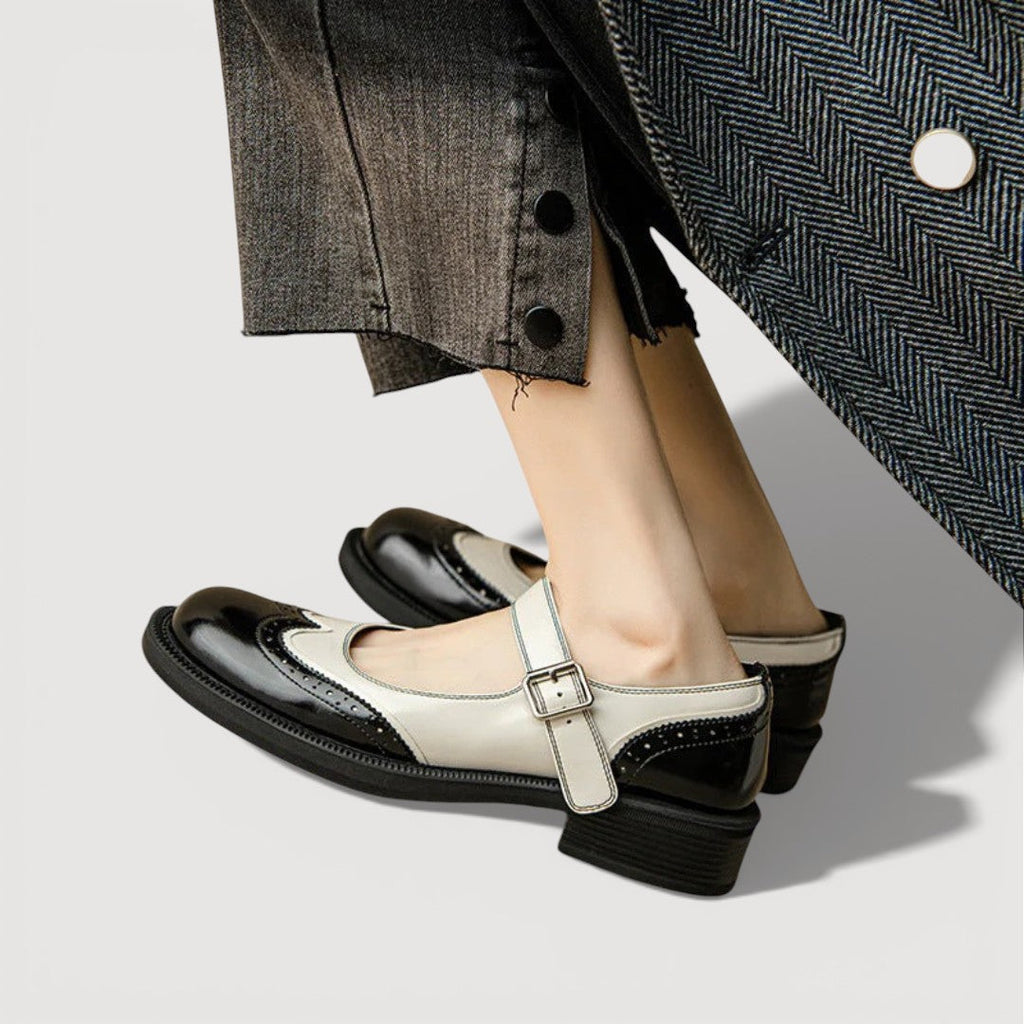 FLORENCE | Mocasines planos estilo Mary Jane