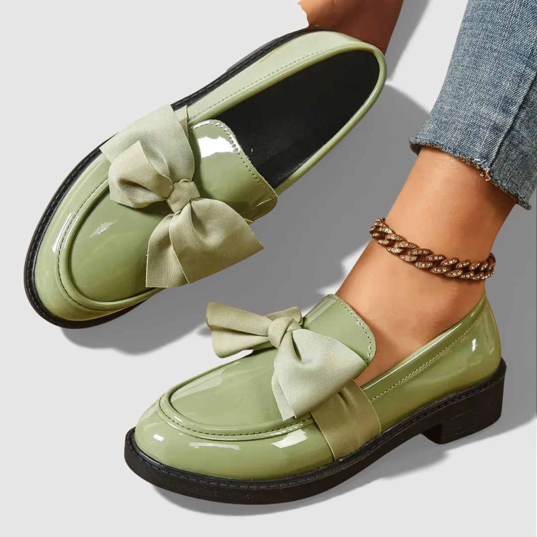 MAERYL | Mocasines con detalle de lazo