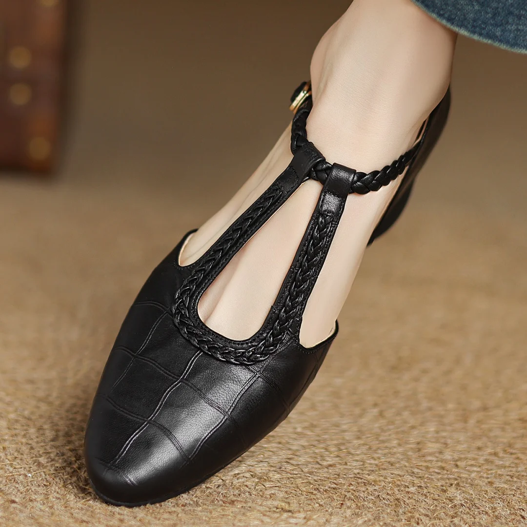 Clara | Zapatos Mary Jane ortopédicos de piel