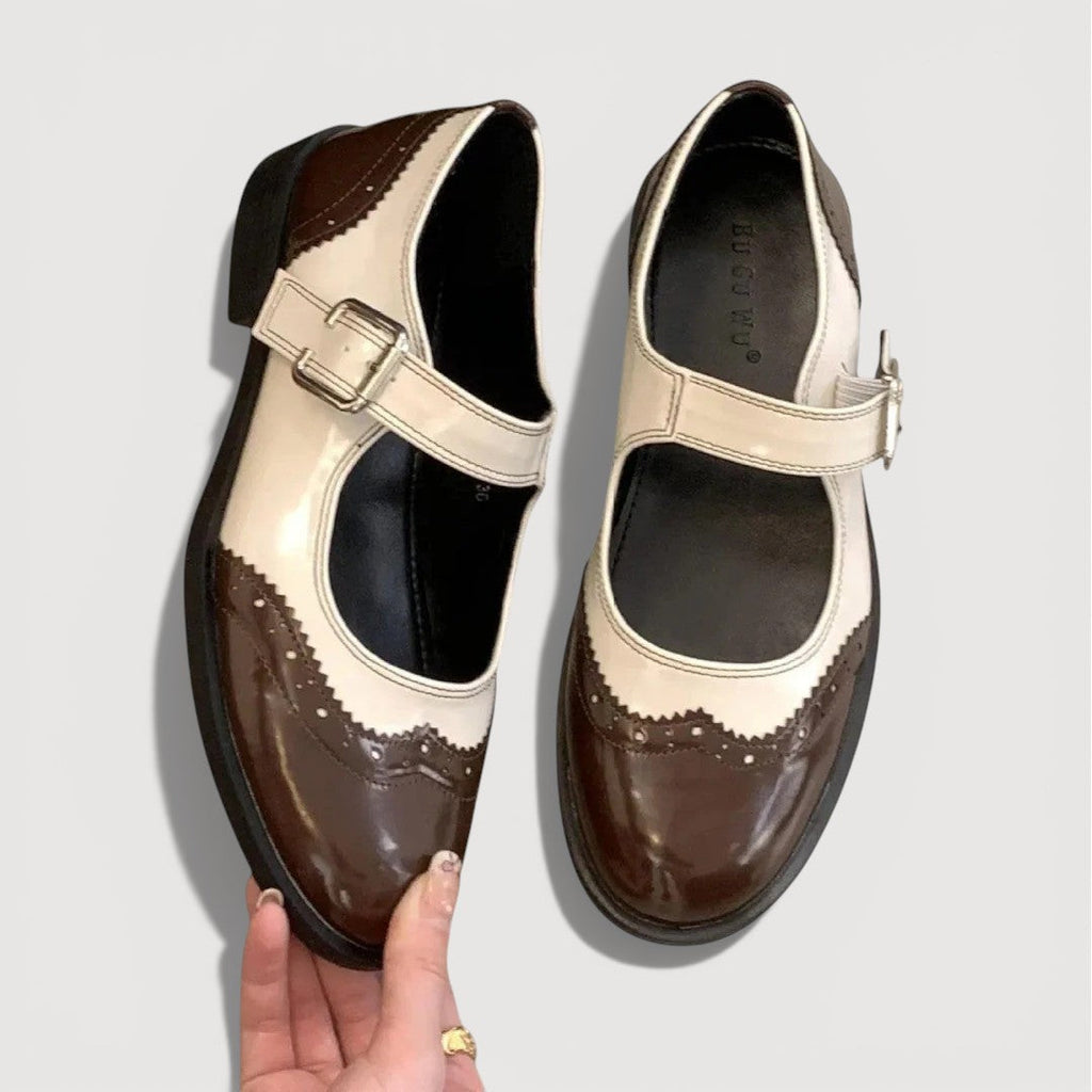 FLORENCE | Mocasines planos estilo Mary Jane