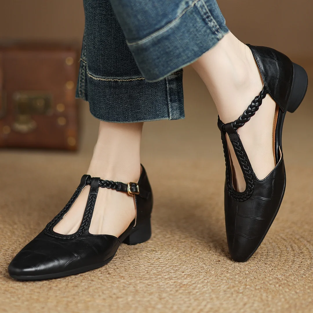 Clara | Zapatos Mary Jane ortopédicos de piel