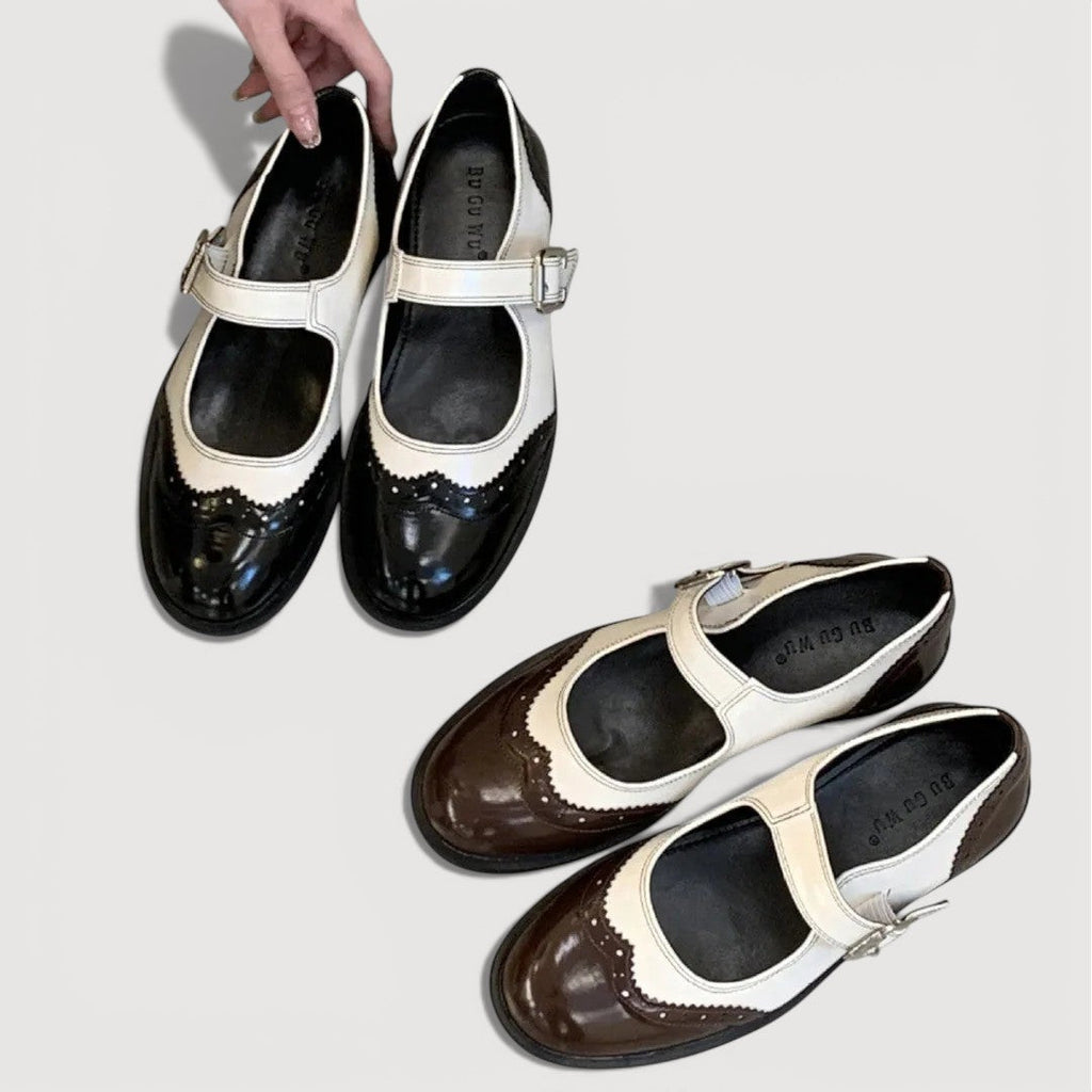 FLORENCE | Mocasines planos estilo Mary Jane