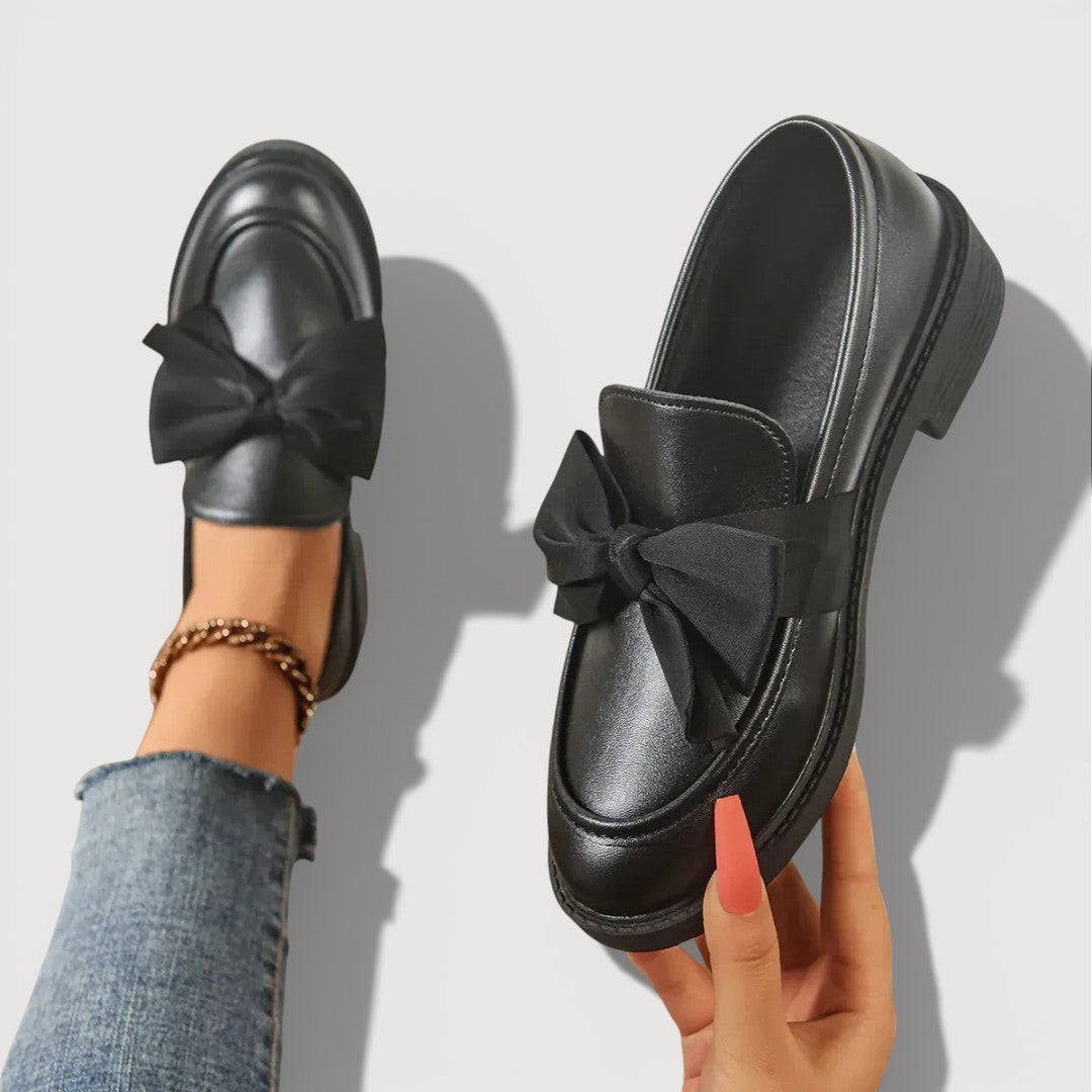 MAERYL | Mocasines con detalle de lazo