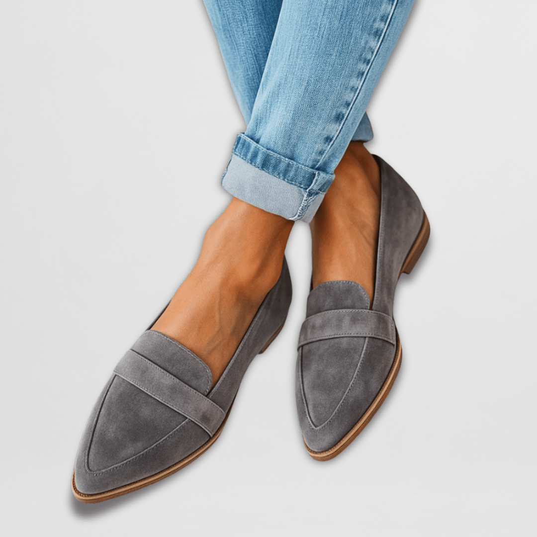 Helen | Mocasines ortopédicos de ante suave