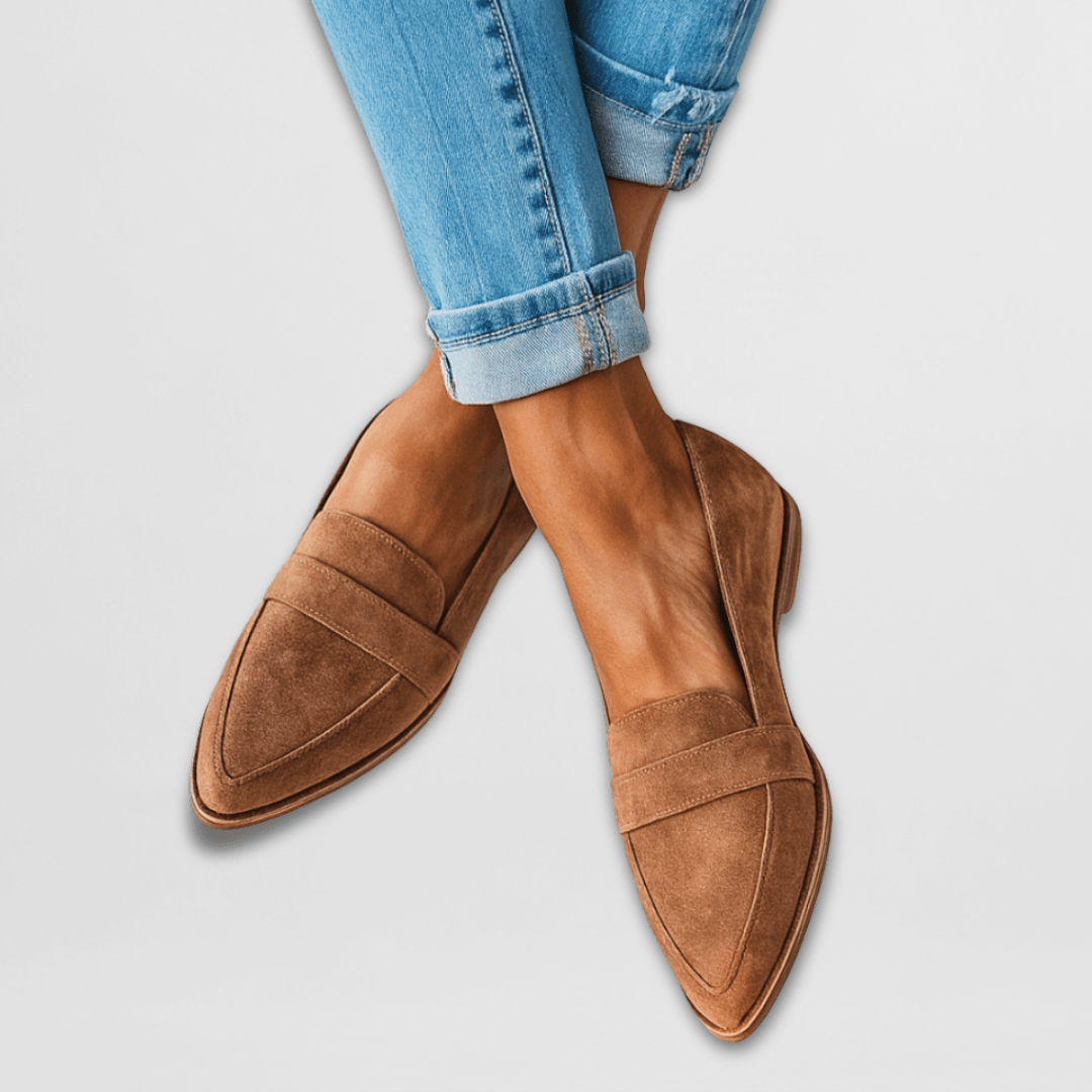 Helen | Mocasines ortopédicos de ante suave