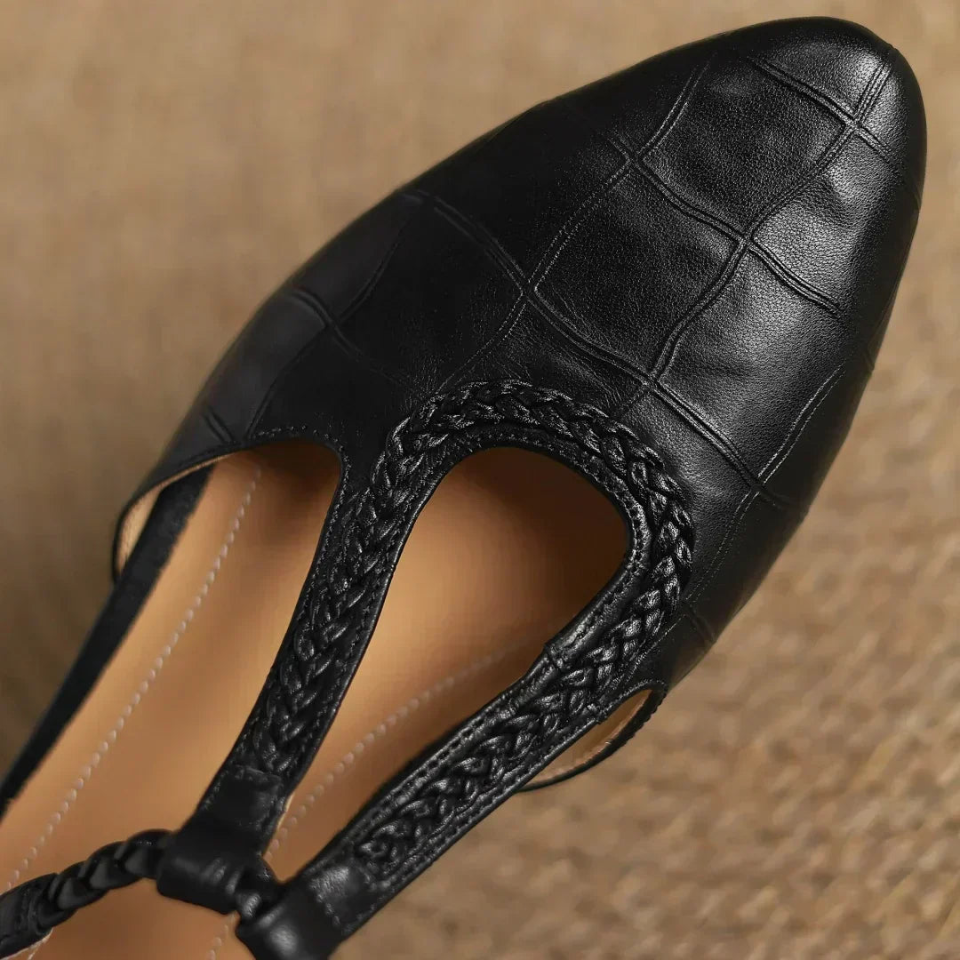 Clara | Zapatos Mary Jane ortopédicos de piel