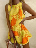 Adalee | Vestido mini de lino