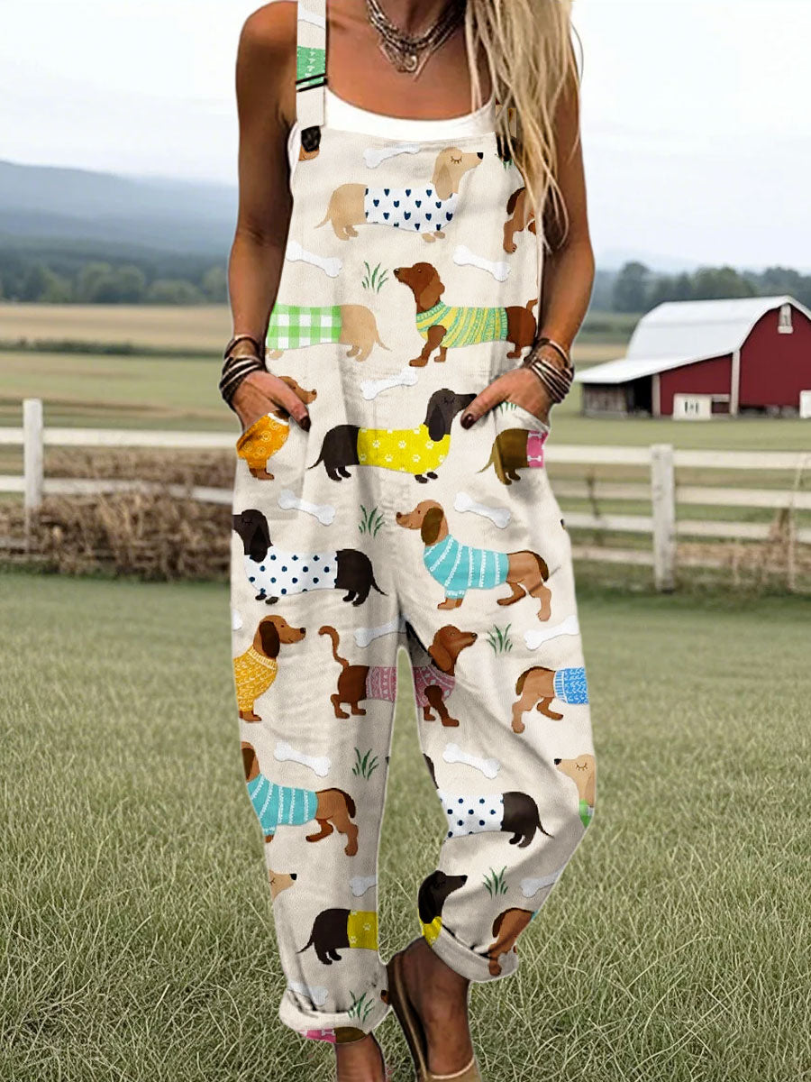 Grace | Mono Giocoso con Estampado de Perros