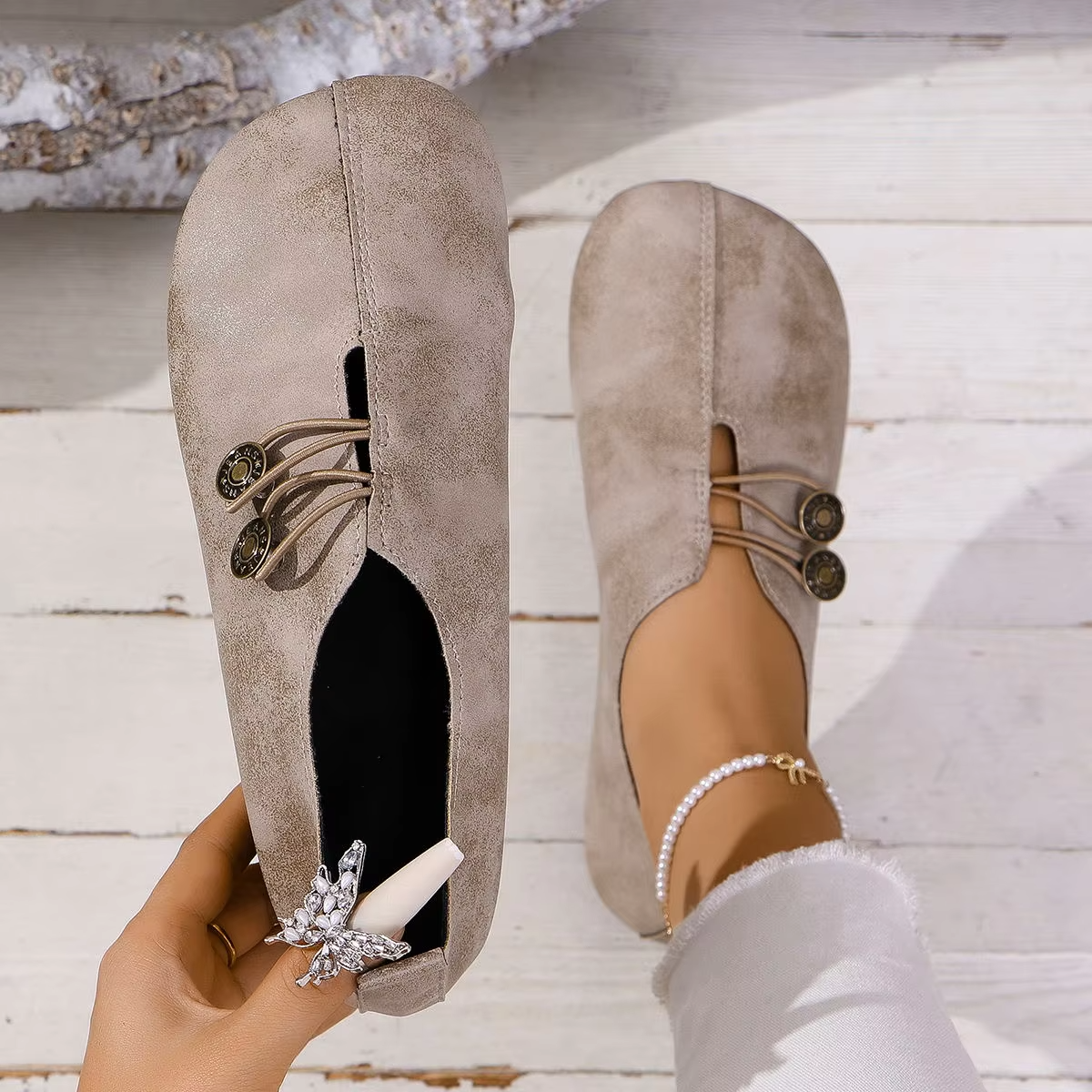 Scarlett | Mocasines cómodos antideslizantes