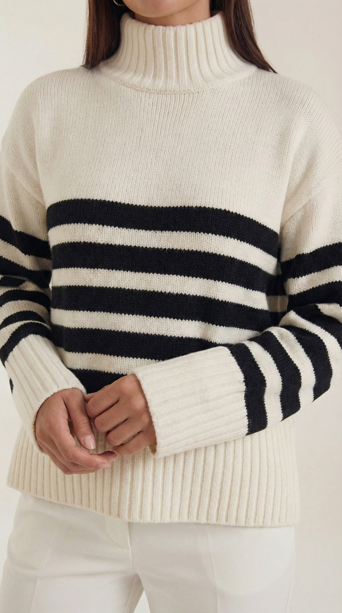 Suéter Oversized a Rayas Angela