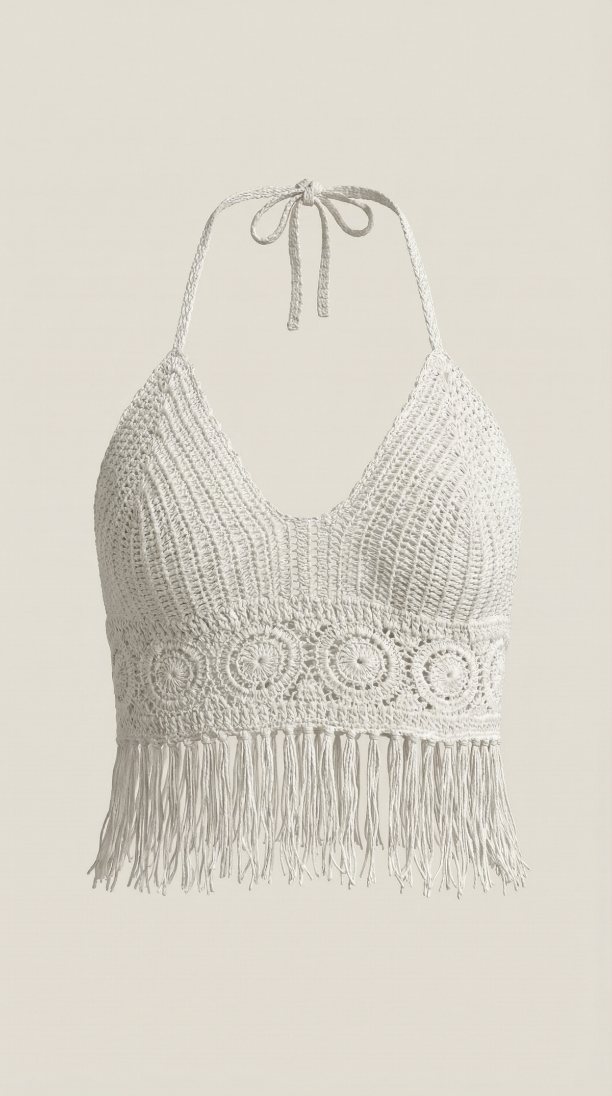 Fringed Halter Top Harriet